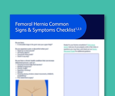 Femoral Hernia Checklist