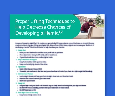 Proper Lifting Techniques Downloadable Thumbnail